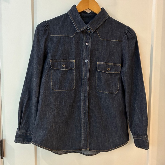 G. Label Goop Elise Denim Shirt - Picture 4 of 6